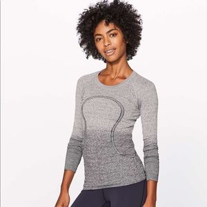 Lululemon swiftly tech long sleeve - gray gradient